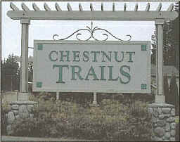 [Chestnut Trails entry sign]